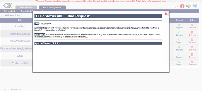 Uploading any asset from Create tab results in 400 Error - Website Bugs -  Developer Forum