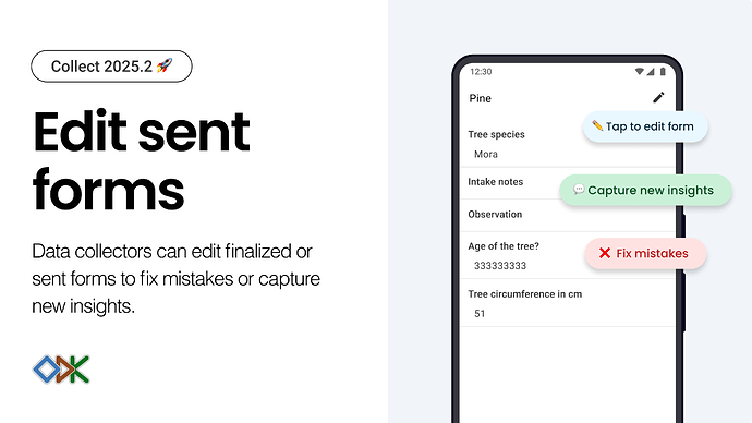 Edit sent forms