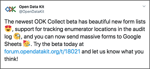 20190108-supporting-odk-tweet-odk-audit